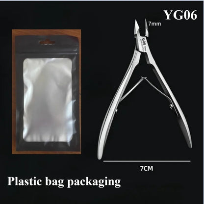 New Stainless Steel Cuticle Trimmer Professional Nail Nipper Remover for Fingernails