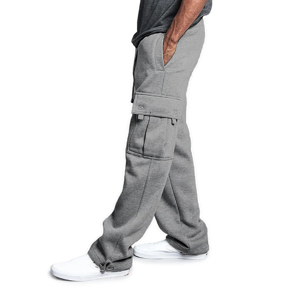 Mens Sweatpants Straight Fit Joggers for Sports and Streetwear