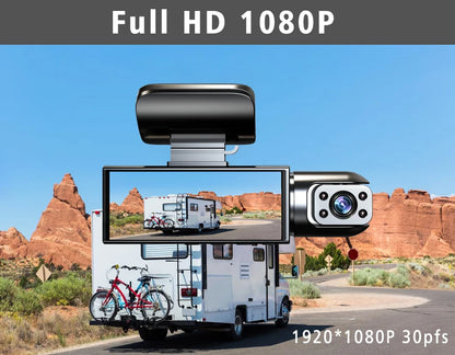 Dual Lens Car DVR FHD 1920*1080P Dash Camera