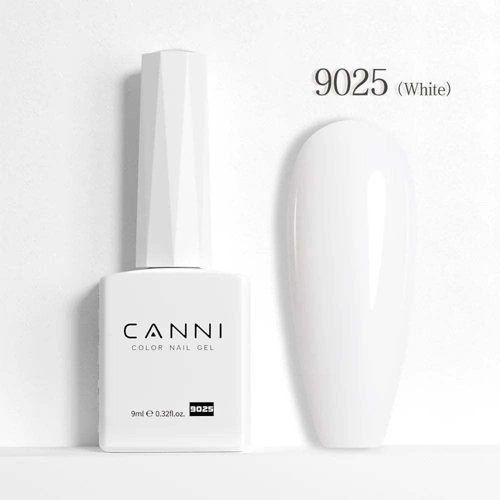 CANNI Hema Free Nail Gel Polish Christmas Red Color Collection Semi Permanent Nail Dehydrator Primer 9ml French Gorgeous Color