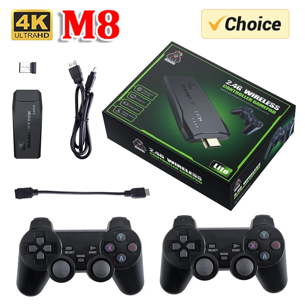 Video Game Stick Lite 4K HD Video Game M8 Console