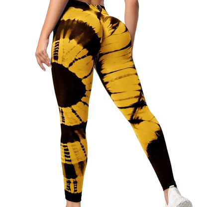 Seamless Leggings for Women Fitness Yoga Pants High Waist Tie Dye Legging s