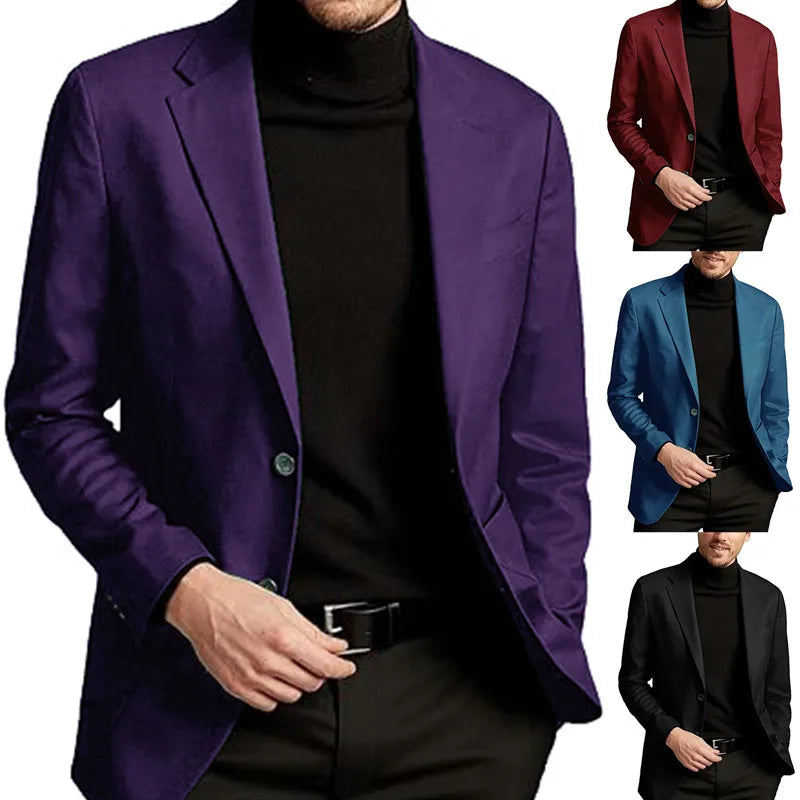 Men's Jacket Thin New Smart Casual Suit