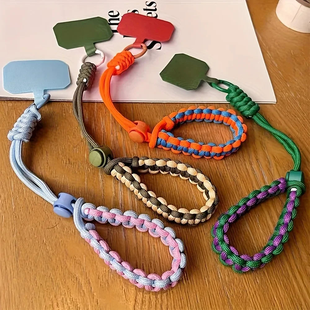 Cute Mobile Phone Lanyard Hanging Decoration Can Be Carried Twist Rope Anti-loss Pendant