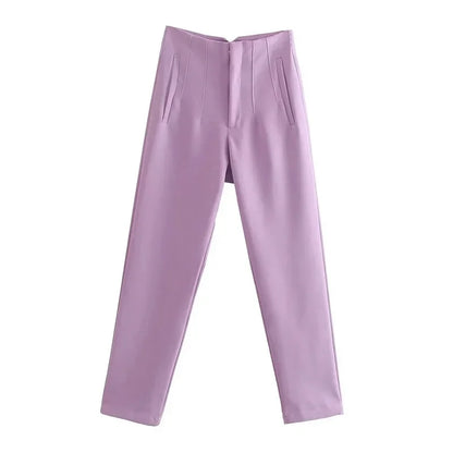 TRAF Fashion Office Wear High waist Pants for Women