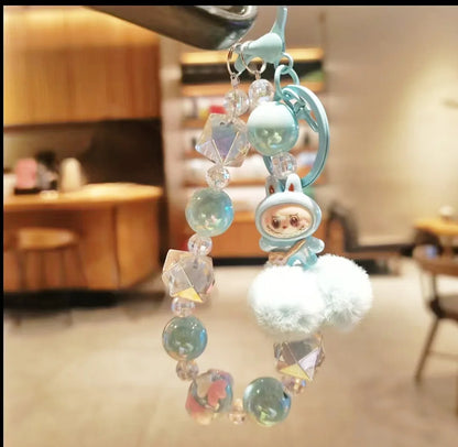 New Kawaii Labu Doll Anime Mobile Phone Chain, Key Chain, Bag Pendant Decoration, Gift