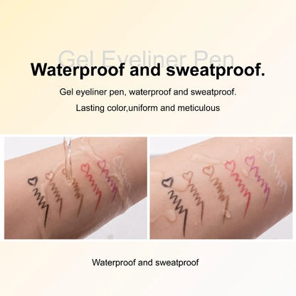 Eye Makeup Eyeliner Long-lasting Waterproof Non-fading Beauty Makeup Tool Quick-drying Non-smudge Eyeliner