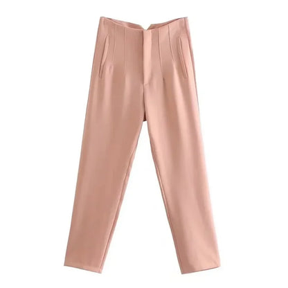 TRAF Fashion Office Wear High waist Pants for Women