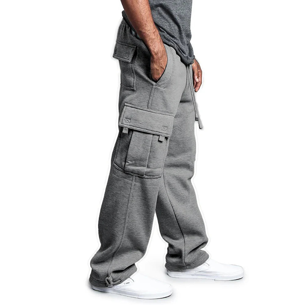 Mens Sweatpants Straight Fit Joggers for Sports and Streetwear