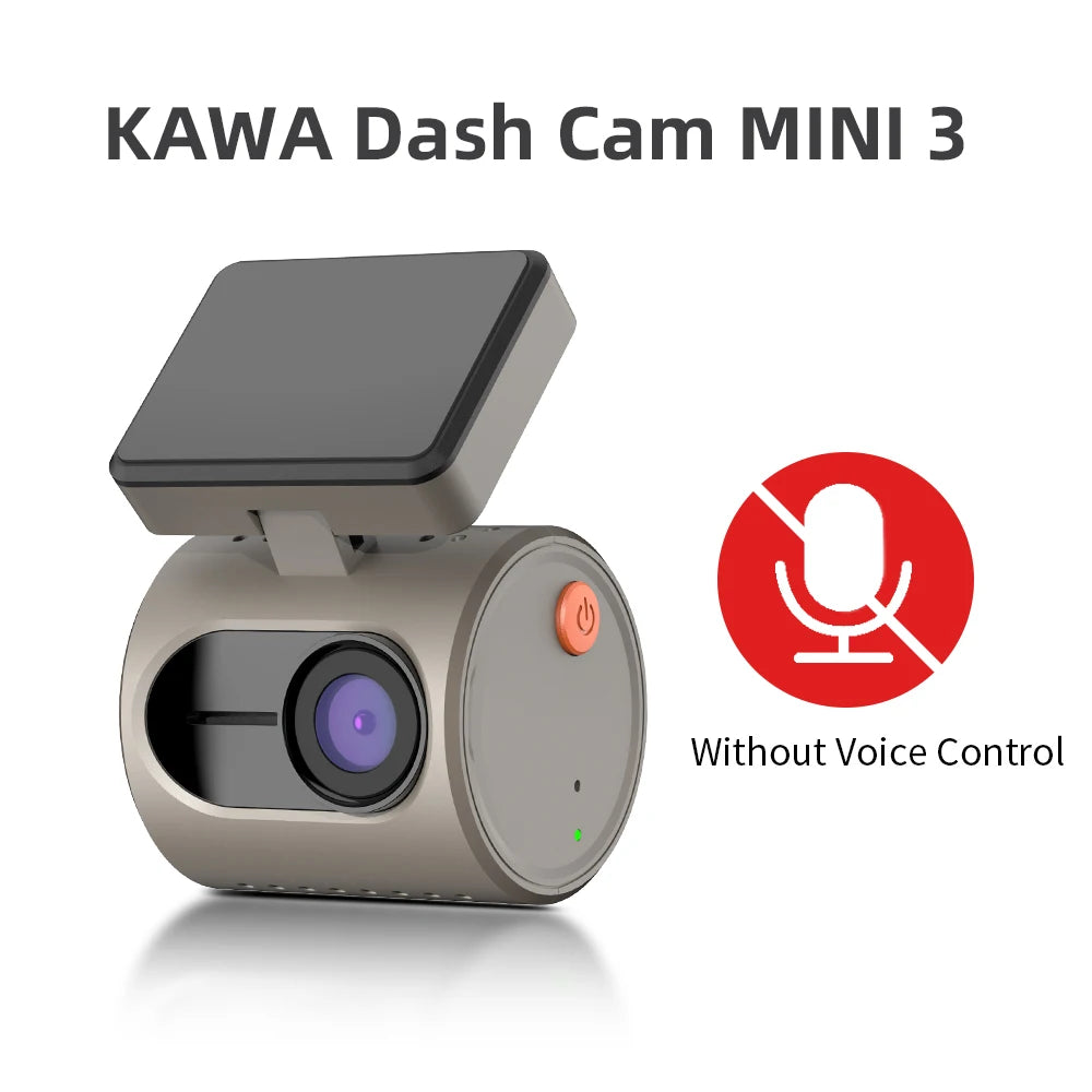 2K Dash Camera For Cars DVR KAWA Dash Cam MINI 3 Video Recorder E