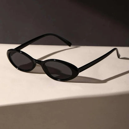 Sexy Small Oval Women's Sunglasses 2025 New Fashion Leopard Brown Hot Sun Glasses Female Retro Colorful Shade Eyeglass