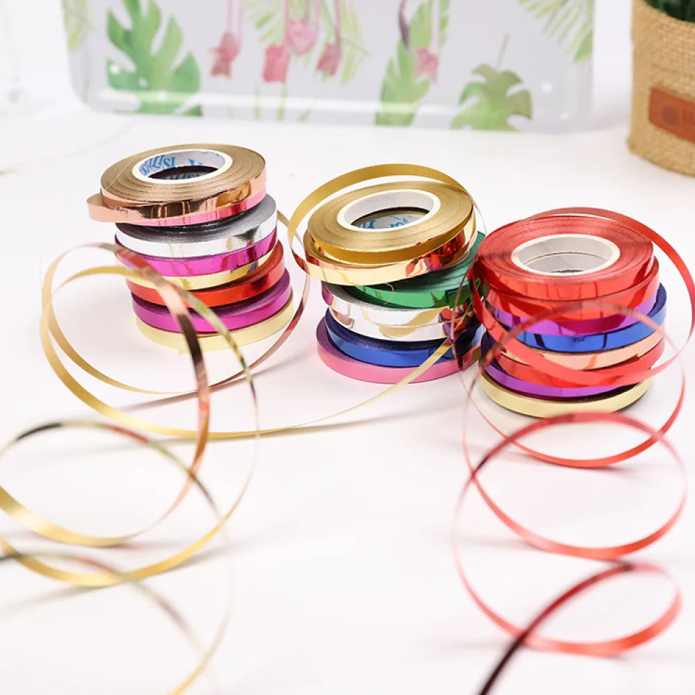 10Meter/Rolls 5mm Balloon Ribbon Party Birthday Wedding Accessorie