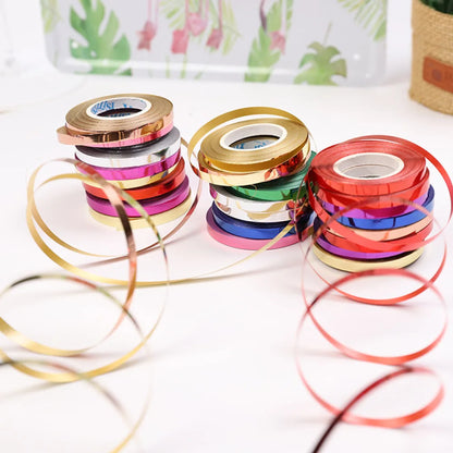 10Meter/Rolls 5mm Balloon Ribbon Party Birthday Wedding Accessorie