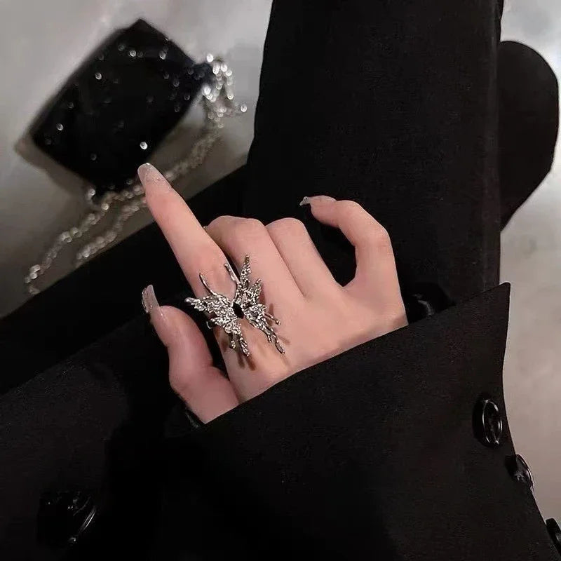 Women Gothic Open Snake Ring