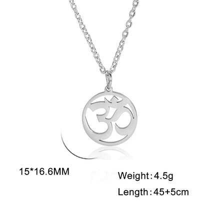 Dawapara India Tamil Om Symbol with Trident Pendant