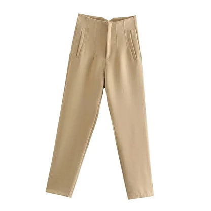 TRAF Fashion Office Wear High waist Pants for Women