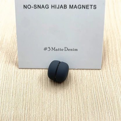 Strong Metal Plating Magnetic Hijab Clip Safe Hijab Brooch Scarf Accessories No Hole Pins Brooch Magnet Muslim Scarf Jewelry Set