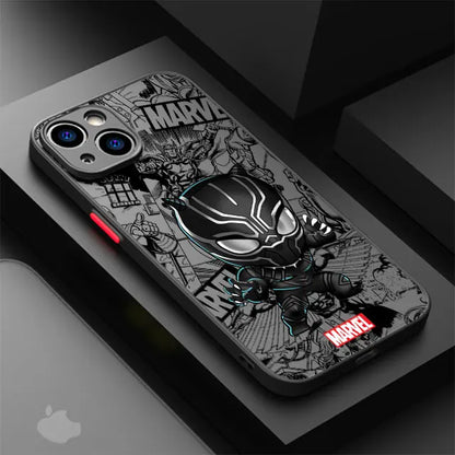 Cartoon Marvel Groot Spiderman Case for iPhone