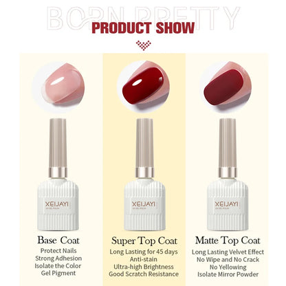 1pc 10ml Clear Building Nail Gel Nail Polish For Strengthener Gel Extension Gel Base Coat In A Bottle Soak Off UV LED Gel Nail