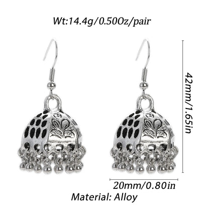 Pendientes Piercing Indian Jewelry Jhumka Tassel Earrings Women  Trendy Party