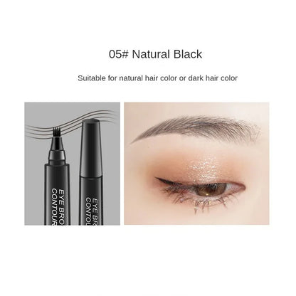 Eyebrow Pen Waterproof Microblading Lasting Colorfast Liquid Eyebrow Pencil