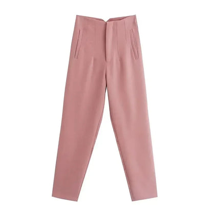 TRAF Fashion Office Wear High waist Pants for Women