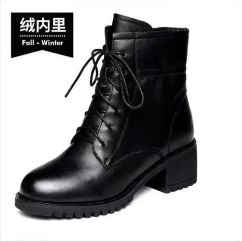 Quality Ladies Shoes Side Zipper Women's Boots