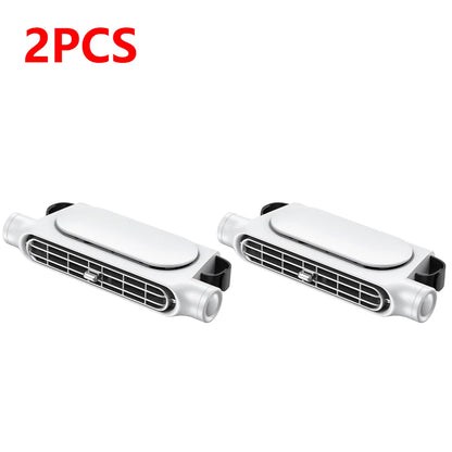 1-5PCS Car Headrest Cooling Air Fan 3 Speeds Adjustable Car Interior Rear Headrest Fan Cooler Air Cooling Fan Car Accessories