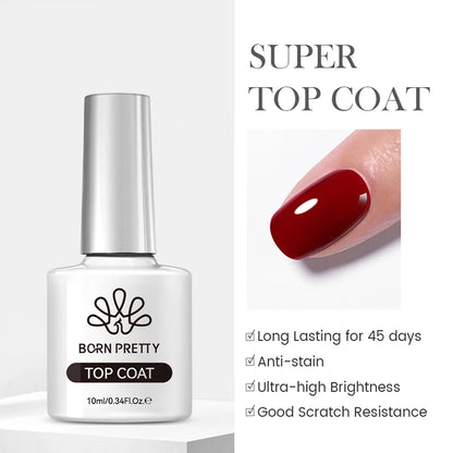 BORN PRETTY 10ml Water Light Cat Magnetic Gel Nail Polish Vernis Semi Permanent Soak Off Crystal Gel Polish For Nails Manicure