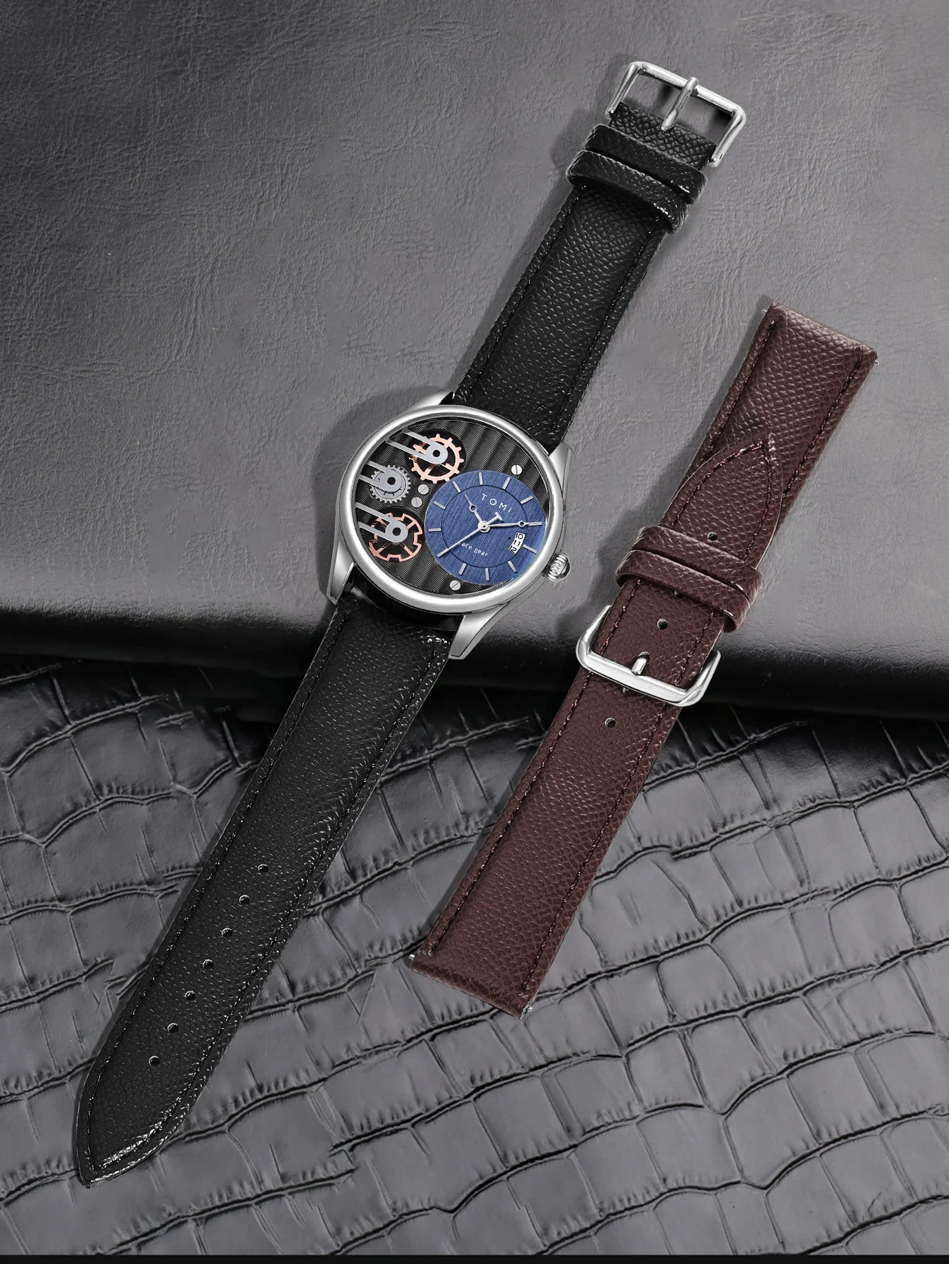 Men's Luxury Watch and Simple Business Detachable Strap