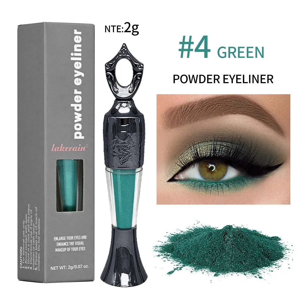 Kohl Powder Eyeliner Long-Lasting Eye Color Gentle & Skin-Friendly Easy to Use Smoothly Outlines Eyeliner