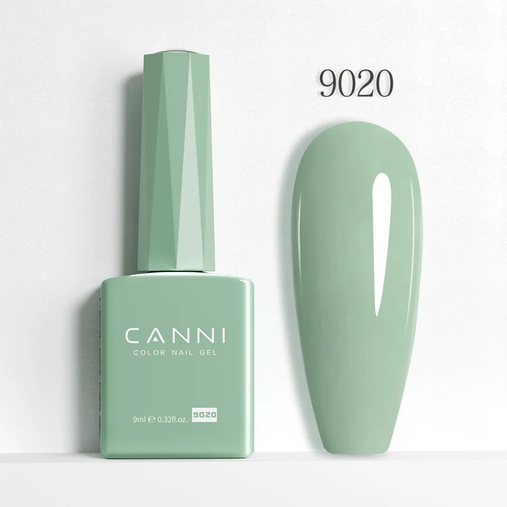 CANNI Hema Free Nail Gel Polish Christmas Red Color Collection Semi Permanent Nail Dehydrator Primer 9ml French Gorgeous Color