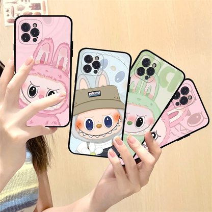 LUBUBU C-cUTE Phone Case For IPhone 15 14 11 12 13 Mini Pro XS Max Cover 6 7 8 Plus X XR SE 2020 Funda Shell