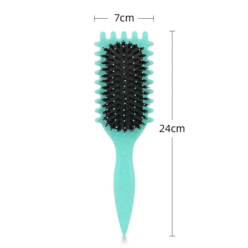 1PCS Curly Hair Definition Styling Brush Wrinkle Removal Hair Brush Entangled Wet Curly Hair Comb Styling Curly Brush Hair Tool