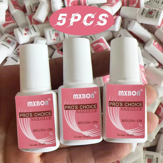 7g Fast-drying Nail Bond Glue Super Strong Adhesive False Nails Glue Acrylic Nail Tips Rhinestones Crystal Diamond Sticky Glue
