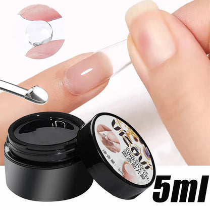 Pink/Clear/White Solid Builder Gel For Nails Hard Gel Extension Builder Nail Gel,Non-Sticky 3D Sculpture Diy Nail Poly Art Gel