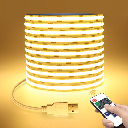 5V COB LED Strip High Density RA90