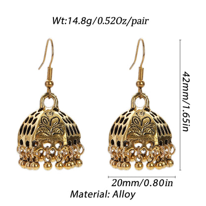 Pendientes Piercing Indian Jewelry Jhumka Tassel Earrings Women  Trendy Party