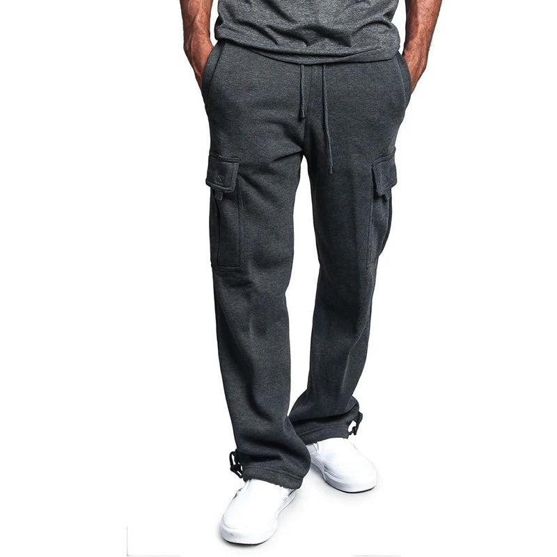 Mens Sweatpants Straight Fit Joggers for Sports and Streetwear