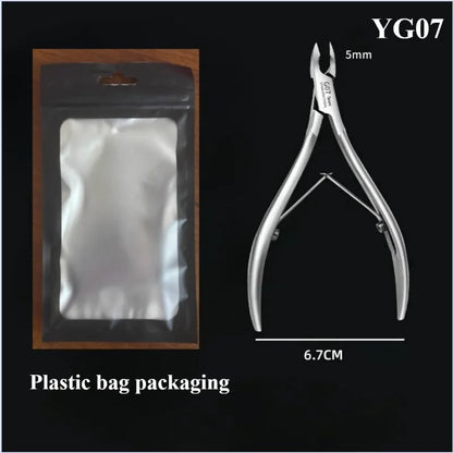 New Stainless Steel Cuticle Trimmer Professional Nail Nipper Remover for Fingernails