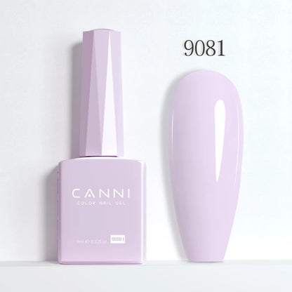 CANNI Hema Free Nail Gel Polish Christmas Red Color Collection Semi Permanent Nail Dehydrator Primer 9ml French Gorgeous Color