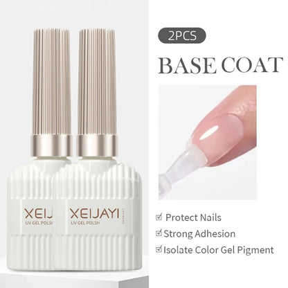 1pc 10ml Clear Building Nail Gel Nail Polish For Strengthener Gel Extension Gel Base Coat In A Bottle Soak Off UV LED Gel Nail