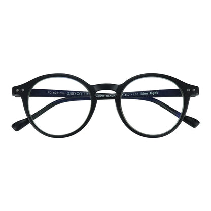 ZENOTTIC-Steampunk Style Clip On Sunglasses for Men Women Anti Blue Light Glasses+Polarized Clip Fashion/Retro Computer Eyewear
