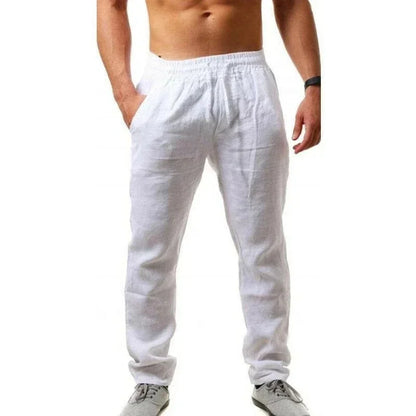 2025 Spring/Summer New Men's Cotton Linen Pants S