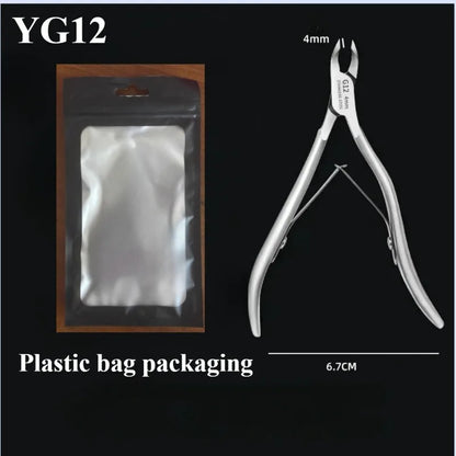 New Stainless Steel Cuticle Trimmer Professional Nail Nipper Remover for Fingernails