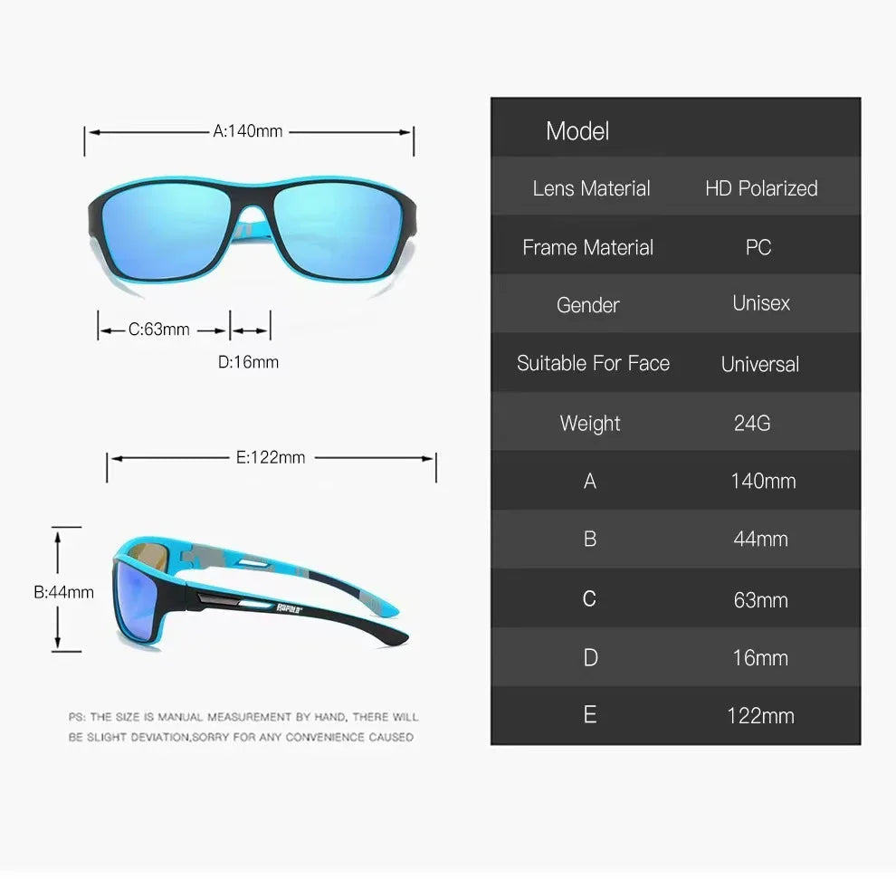 Rapala Polarized Fishing Glasses Men Women Driving Shades Male Sunglasses Hiking Sunglases Cycling Sun Glasses UV400 Eyewear