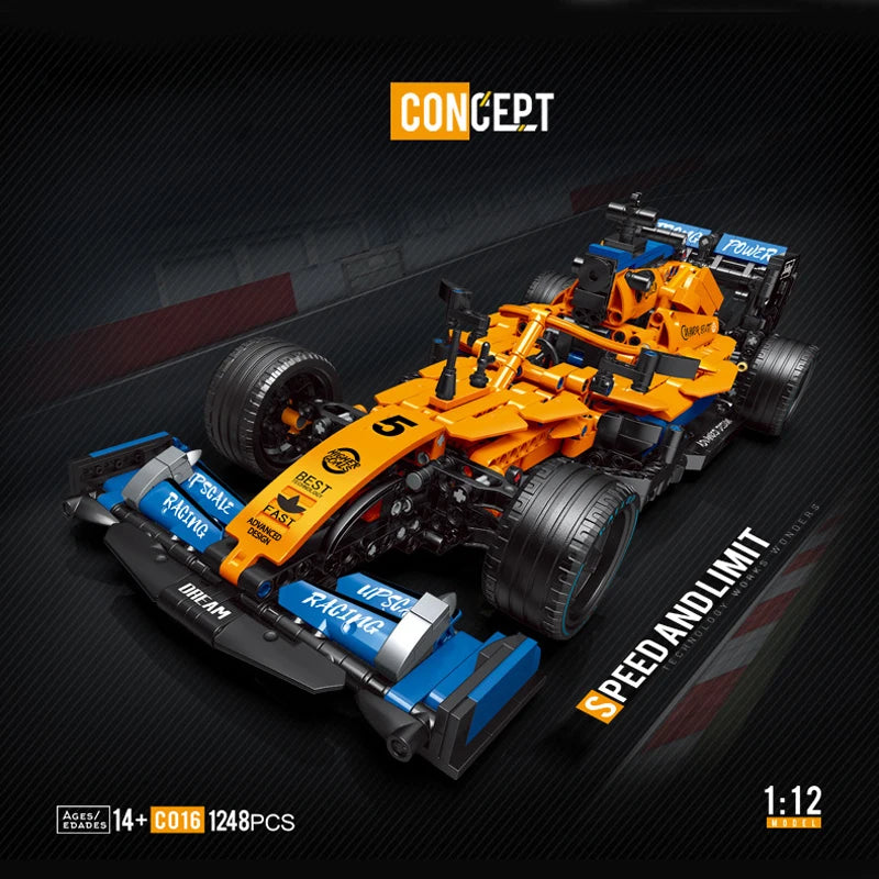 High-tech Building Blocks F1 Formula 1 Remote Control Super Racing Car