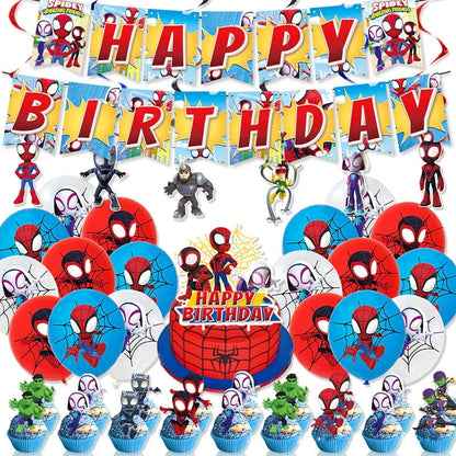 Spidey And His Amazing Friends Birthday Party Decoration Spiderman Theme