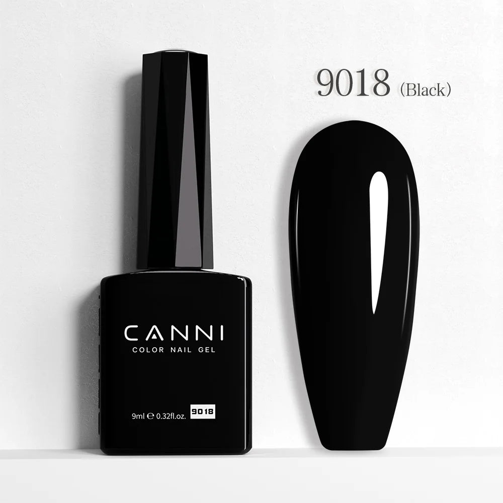 CANNI Hema Free Nail Gel Polish Christmas Red Color Collection Semi Permanent Nail Dehydrator Primer 9ml French Gorgeous Color