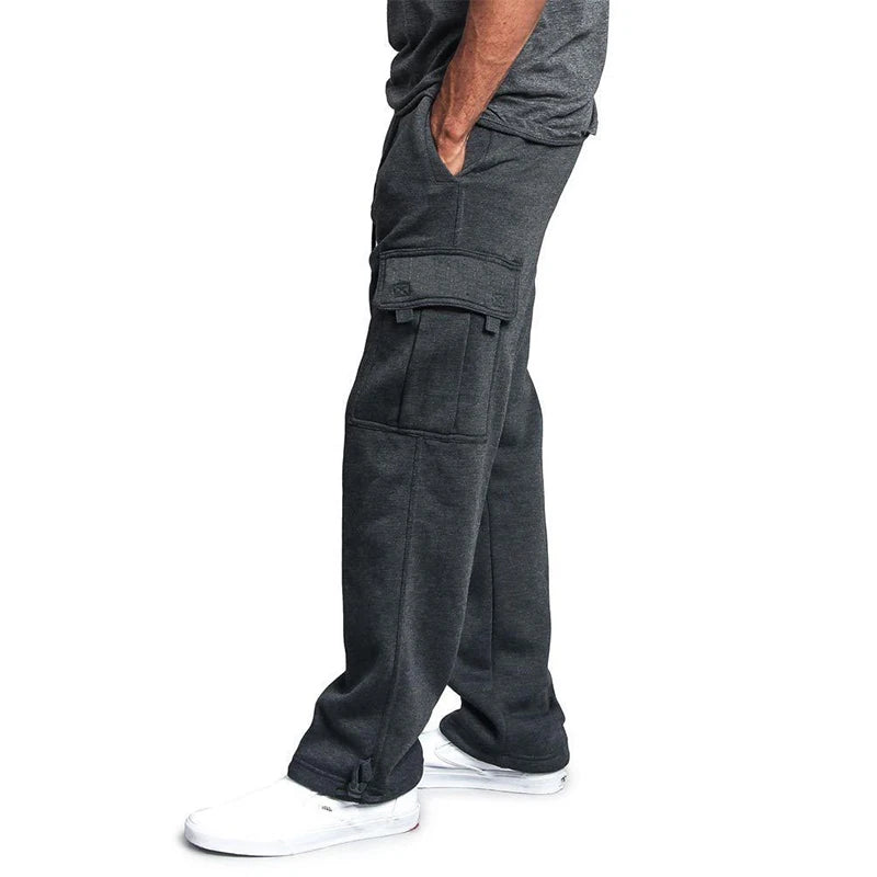 Mens Sweatpants Straight Fit Joggers for Sports and Streetwear